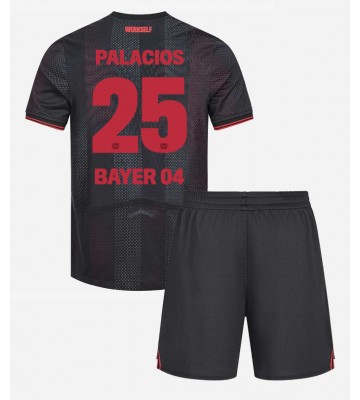 Bayer Leverkusen Exequiel Palacios #25 Replik Heimtrikot Kinder 2025-26 Kurzarm (+ Kurze Hosen)
